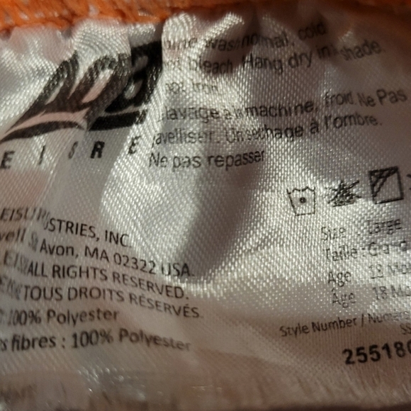 Swim School Boy Girl 18 Months Large Reusable Swim Diaper Orange - Picture 4 of 4